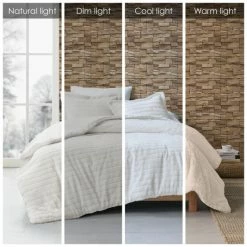 Best Sale ✨ Madison Park Eve Faux Fur Comforter Set Ivory 😍 -Madison Park Sales unnamed file 1977