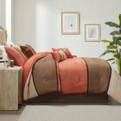 Cheap 🎁 Madison Park Hanover 7-piece Comforter Set Coral ⭐ -Madison Park Sales unnamed file 1988