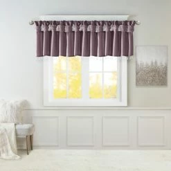 Wholesale 😉 Madison Park Natalie Lightweight Faux Silk Valance With Beads - 50x26" Pewter 😀 -Madison Park Sales unnamed file 2042