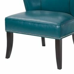 Cheapest 🥰 Madison Park Sheldon Blue Concave Back Armless Chair ⭐ -Madison Park Sales unnamed file 2049