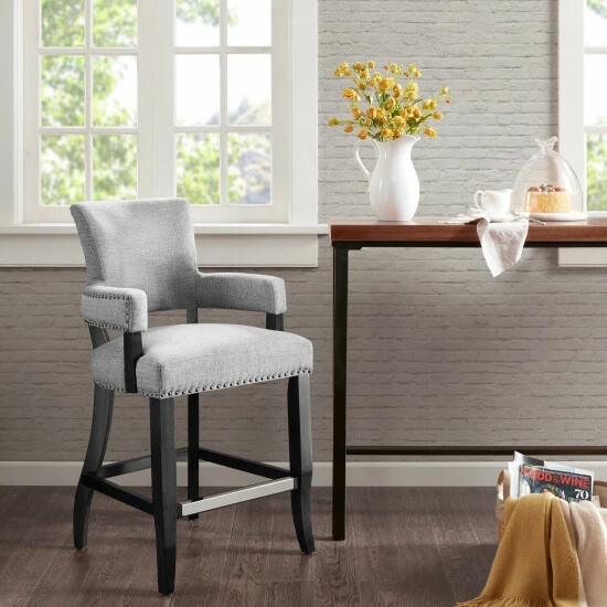 Buy βοΈ Madison Park Parler Grey Arm 26-inch Counter Stool - 22.5"w X 24.5"d X 40.25"h π 3 Buy βοΈ Madison Park Parler Grey Arm 26-inch Counter Stool - 22.5"w X 24.5"d X 40.25"h π