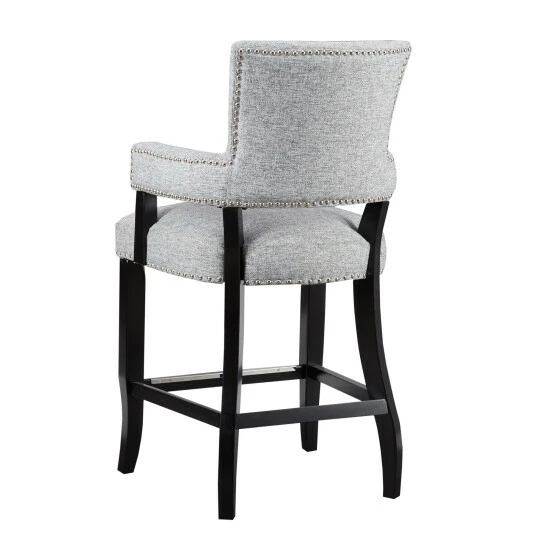 Buy βοΈ Madison Park Parler Grey Arm 26-inch Counter Stool - 22.5"w X 24.5"d X 40.25"h π 5 Buy βοΈ Madison Park Parler Grey Arm 26-inch Counter Stool - 22.5"w X 24.5"d X 40.25"h π - Image 3