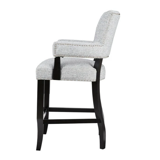 Buy βοΈ Madison Park Parler Grey Arm 26-inch Counter Stool - 22.5"w X 24.5"d X 40.25"h π 6 Buy βοΈ Madison Park Parler Grey Arm 26-inch Counter Stool - 22.5"w X 24.5"d X 40.25"h π - Image 4