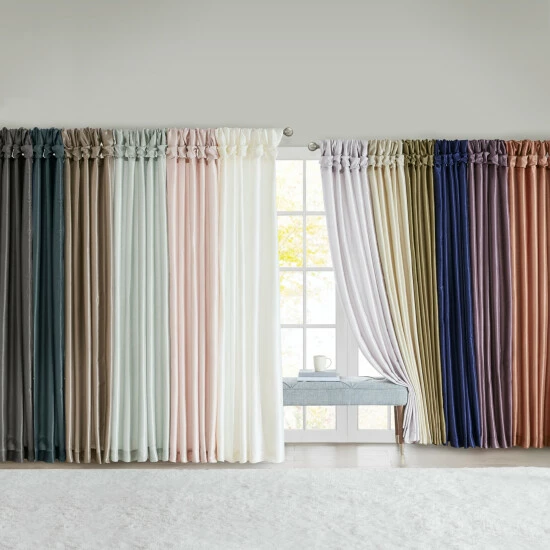Brand new ๐ฅฐ Madison Park Natalie Twisted Tab Lined Single Curtain Panel Silver ๐ 2 Brand new ๐ฅฐ Madison Park Natalie Twisted Tab Lined Single Curtain Panel Silver ๐
