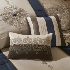 Best reviews of 💯 Madison Park Blaine Navy 7 Piece Jacquard Comforter Set 👏 -Madison Park Sales unnamed file 2083