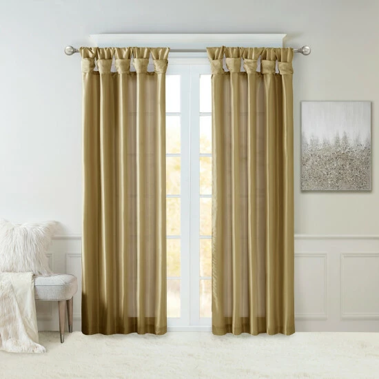 Brand new ๐ฅฐ Madison Park Natalie Twisted Tab Lined Single Curtain Panel Silver ๐ 5 Brand new ๐ฅฐ Madison Park Natalie Twisted Tab Lined Single Curtain Panel Silver ๐ - Image 4