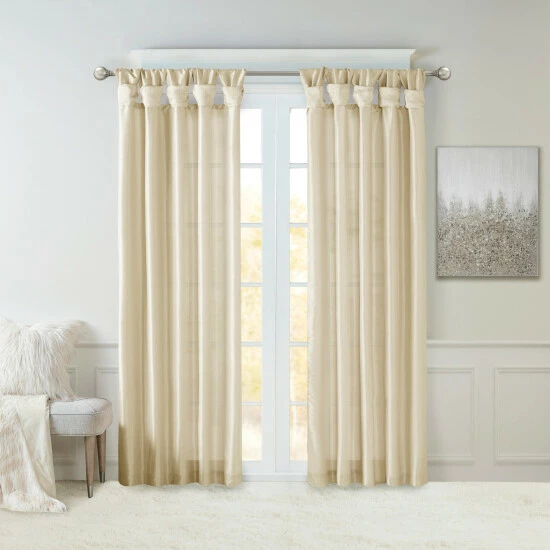 Brand new ๐ฅฐ Madison Park Natalie Twisted Tab Lined Single Curtain Panel Silver ๐ 6 Brand new ๐ฅฐ Madison Park Natalie Twisted Tab Lined Single Curtain Panel Silver ๐ - Image 5