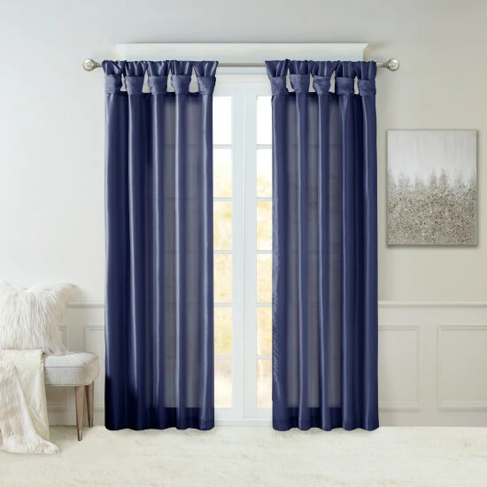 Brand new ๐ฅฐ Madison Park Natalie Twisted Tab Lined Single Curtain Panel Silver ๐ 8 Brand new ๐ฅฐ Madison Park Natalie Twisted Tab Lined Single Curtain Panel Silver ๐ - Image 7