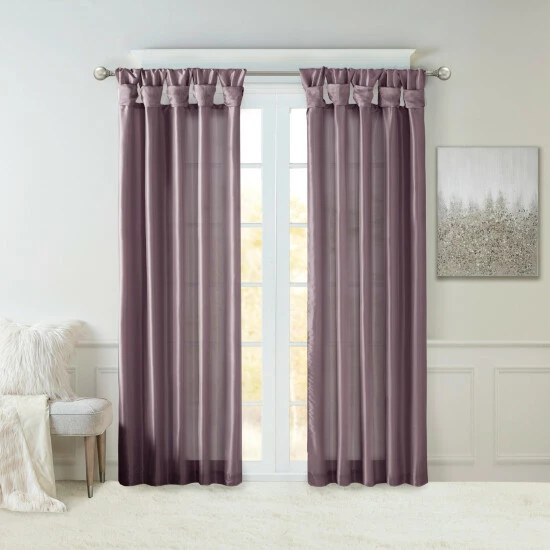 Brand new ๐ฅฐ Madison Park Natalie Twisted Tab Lined Single Curtain Panel Silver ๐ 10 Brand new ๐ฅฐ Madison Park Natalie Twisted Tab Lined Single Curtain Panel Silver ๐ - Image 9