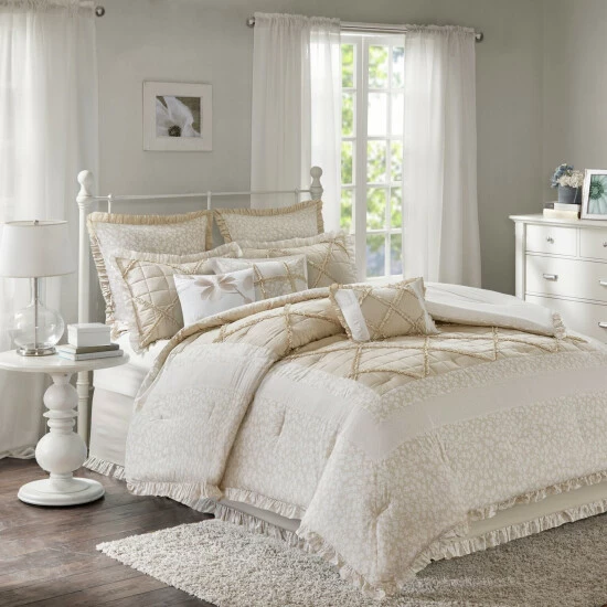 Best deal ๐ Madison Park Heidi Quilted Cotton Comforter Set Seafoam ๐ 12 Best deal ๐ Madison Park Heidi Quilted Cotton Comforter Set Seafoam ๐ - Image 10