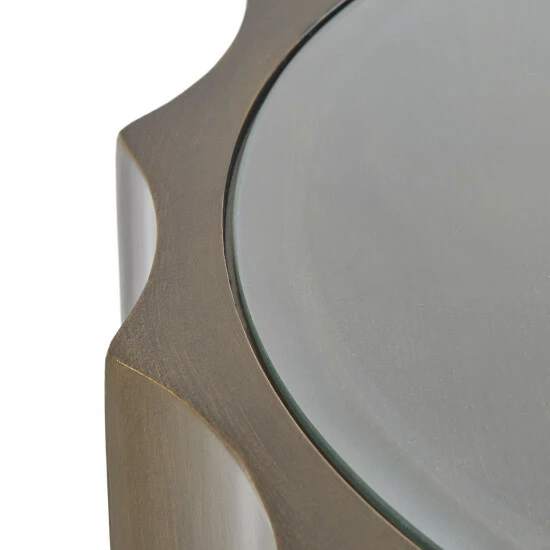 Outlet โญ Madison Park Ortega Bronze Round Accent Table ๐ 6 Outlet โญ Madison Park Ortega Bronze Round Accent Table ๐ - Image 4