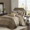 New 😀 Madison Park Venetian Brown/ Gold 5 Pieces Oversized Jacquard Bedspread Set 🥰 -Madison Park Sales unnamed file 2215