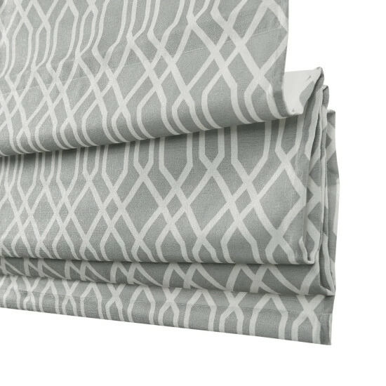 Cheapest ๐ Madison Park Tatum Printed Ogee Texture Light Filtering Cordless Roman Shade White ๐ 6 Cheapest ๐ Madison Park Tatum Printed Ogee Texture Light Filtering Cordless Roman Shade White ๐ - Image 4