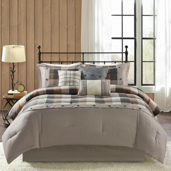 Coupon ⭐ Madison Park Pioneer 7-piece Herringbone Comforter Set Red 👏 3 Coupon ⭐ Madison Park Pioneer 7-piece Herringbone Comforter Set Red 👏