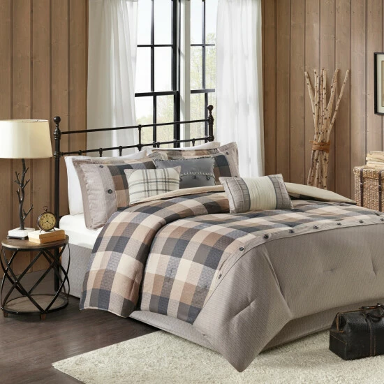 Coupon ⭐ Madison Park Pioneer 7-piece Herringbone Comforter Set Red 👏 5 Coupon ⭐ Madison Park Pioneer 7-piece Herringbone Comforter Set Red 👏 - Image 3