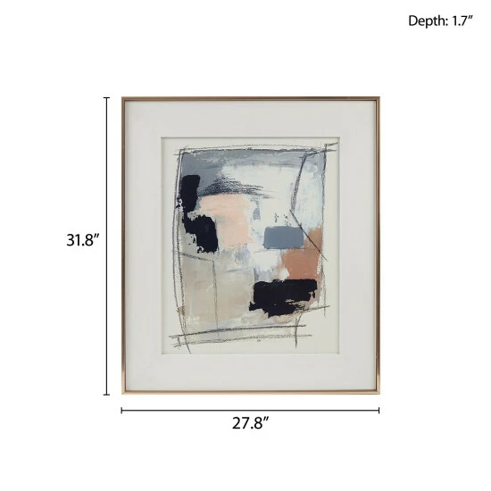 Best reviews of ❤️ Madison Park Abstract Reveal Neutral Abstract Double Matted Framed Glass Wall Art ❤️ 4 Best reviews of ❤️ Madison Park Abstract Reveal Neutral Abstract Double Matted Framed Glass Wall Art ❤️ - Image 2