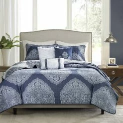 Discount ❤️ Madison Park Rebecca 6-piece Reversible Coverlet Set Navy 🛒 -Madison Park Sales unnamed file 2311