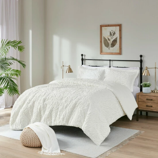 Coupon 👍 Madison Park Albany Ultra Plush Ivory Comforter Set 🎁 4 Coupon 👍 Madison Park Albany Ultra Plush Ivory Comforter Set 🎁 - Image 2