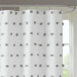 Promo ⌛ Madison Park Lauren Shower Curtain Black 👏 -Madison Park Sales unnamed file 2394