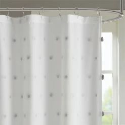 Promo ⌛ Madison Park Lauren Shower Curtain Black 👏 -Madison Park Sales unnamed file 2395