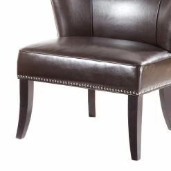 Hot Sale ⌛ Madison Park Sheldon Brown Concave Back Armless Chair 🎁 -Madison Park Sales unnamed file 2452