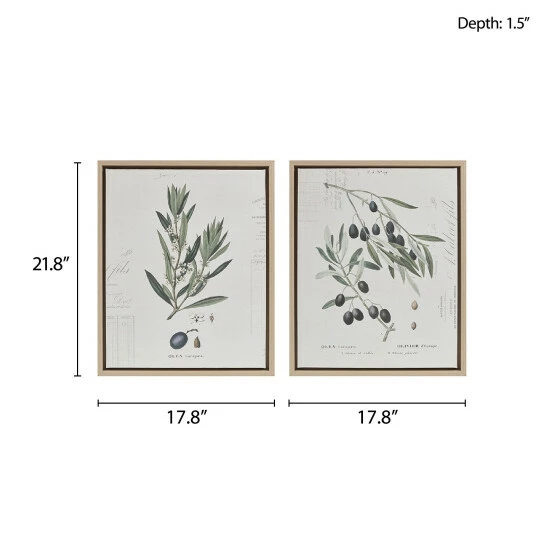 Best Pirce ๐ฏ Madison Park Kalamata Branches Neutral Framed Canvas Printed Graphic 17.8x21.8" 2 Piece Set ๐ 9 Best Pirce ๐ฏ Madison Park Kalamata Branches Neutral Framed Canvas Printed Graphic 17.8x21.8" 2 Piece Set ๐ - Image 7