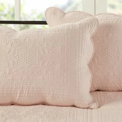 Flash Sale 🥰 Madison Park Venice 6 Pieces Quilted Daybed Cover Set With Scalloped Edges Pink ⭐ -Madison Park Sales unnamed file 249