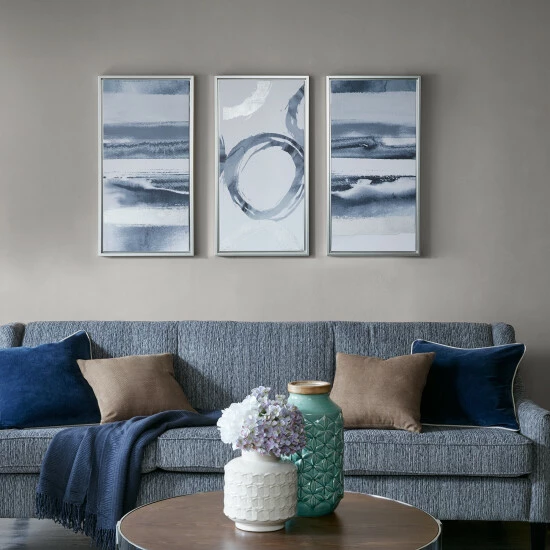 Best Pirce โญ Madison Park Grey Surrounding Printed Frame Canvas With Gel ๐งฅ Coat And Silver Foil 3 Piece Set ๐ฏ 11 Best Pirce โญ Madison Park Grey Surrounding Printed Frame Canvas With Gel ๐งฅ Coat And Silver Foil 3 Piece Set ๐ฏ - Image 9