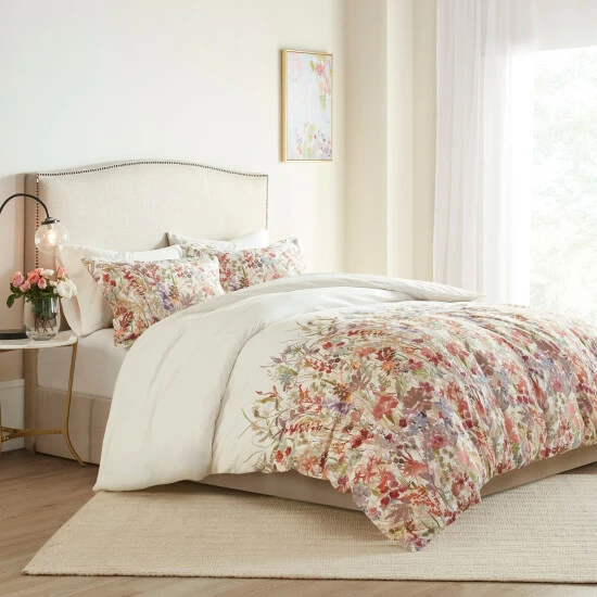 Hot Sale ✨ Madison Park Fiona Cotton Printed Duvet Cover Set 🔔 8 Hot Sale ✨ Madison Park Fiona Cotton Printed Duvet Cover Set 🔔 - Image 6