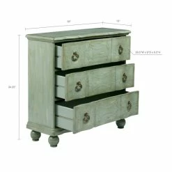New ๐ Madison Park Scripta Green Bun Foot 3-drawer Chest ๐ 19 New ๐ Madison Park Scripta Green Bun Foot 3-drawer Chest ๐ -Madison Park Sales unnamed file 2545