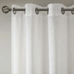 Coupon ⭐ Madison Park Jasper Woven Faux Linen Striped Window Sheer Neutral 🔔 -Madison Park Sales unnamed file 2564
