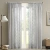 Top 10 😉 Madison Park Iris Embroidered Diamond Sheer Single Curtain Panel White/grey 👍 -Madison Park Sales unnamed file 2589