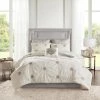 Coupon 🔥 Madison Park Edna 6 Piece Embroidered Cotton Reversible Comforter Set Ivory 😀 -Madison Park Sales unnamed file 2637