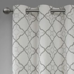 Wholesale ✨ Madison Park Jax Cotton Printed Curtain Panel Pair Grey 🎁 -Madison Park Sales unnamed file 2660