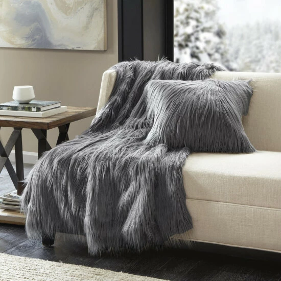 Best Pirce 😍 Madison Park Adelaide Luxury Faux Fur Year Round Premium Throw Natural 🥰 11 Best Pirce 😍 Madison Park Adelaide Luxury Faux Fur Year Round Premium Throw Natural 🥰 - Image 9
