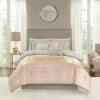 Brand new 👏 Madison Park Midnight Grove 7 Piece Metallic Print Comforter Set Blush ⭐ -Madison Park Sales unnamed file 2707