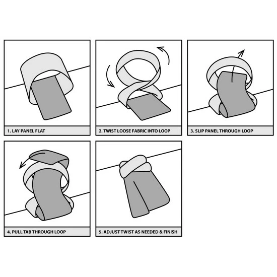 Discount 🧨 Madison Park Elowen Twisted Tab Voile Sheer Window Pair Light Grey 🧨 8 Discount 🧨 Madison Park Elowen Twisted Tab Voile Sheer Window Pair Light Grey 🧨 - Image 6