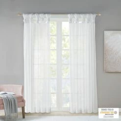Discount 🧨 Madison Park Elowen Twisted Tab Voile Sheer Window Pair Light Grey 🧨 19 Discount 🧨 Madison Park Elowen Twisted Tab Voile Sheer Window Pair Light Grey 🧨 -Madison Park Sales unnamed file 2779