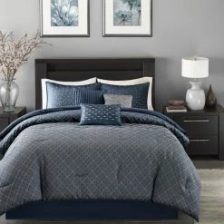 Flash Sale ❤️ Madison Park Morris Navy 7 Piece Comforter Set 🎁 -Madison Park Sales unnamed file 2793