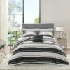 Best deal 🥰 Madison Park Essentials Lydon Gray/Charcoal Reversible Complete Bedding Set 🌟 -Madison Park Sales unnamed file 2843