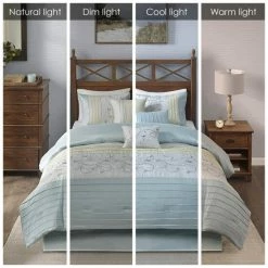 Best Pirce 😉 Madison Park Belle Aqua 7 Piece Embroidered Comforter Set ⌛ -Madison Park Sales unnamed file 2899