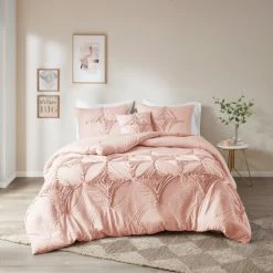 Flash Sale π Madison Park Emiliana 4 Piece Comforter Set Blush β