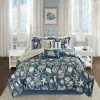 Budget 👏 Madison Park Chatham Blue 7-piece Cotton Sateen Comforter Set ❤️ 2 Budget 👏 Madison Park Chatham Blue 7-piece Cotton Sateen Comforter Set ❤️ -Madison Park Sales unnamed file 2925