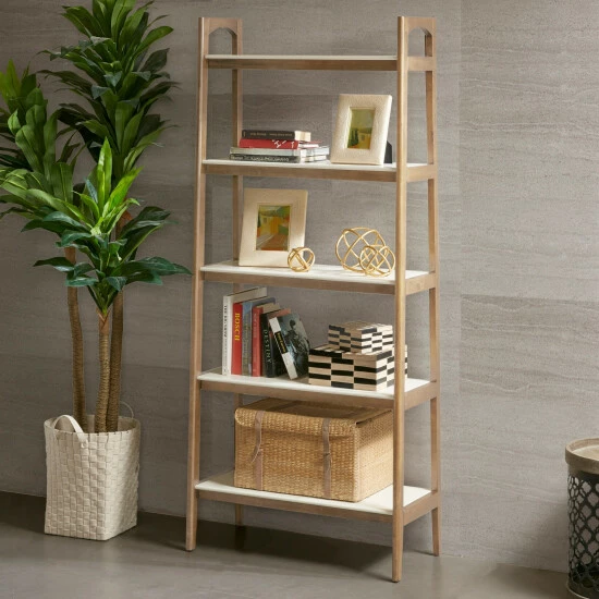 Cheap ๐ Madison Park Avalon Shelf/ Bookcase Off-white/pecan ๐ฏ 8 Cheap ๐ Madison Park Avalon Shelf/ Bookcase Off-white/pecan ๐ฏ - Image 6