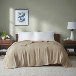 Best Pirce 👍 Madison Park Freshspun Basketweave Cotton Blanket Khaki 🛒 18 Best Pirce 👍 Madison Park Freshspun Basketweave Cotton Blanket Khaki 🛒 -Madison Park Sales unnamed file 2968