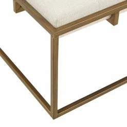 Coupon 😉 Madison Park Orrell Ivory Square Shape Tufted Upholstered Metal Base Ottoman/Coffee Table 🔥 -Madison Park Sales unnamed file 3002