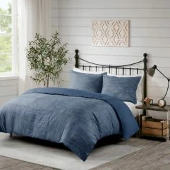 Wholesale ✔️ Madison Park Clayton Printed Seersucker Duvet Cover Set Navy 💯 -Madison Park Sales unnamed file 3014