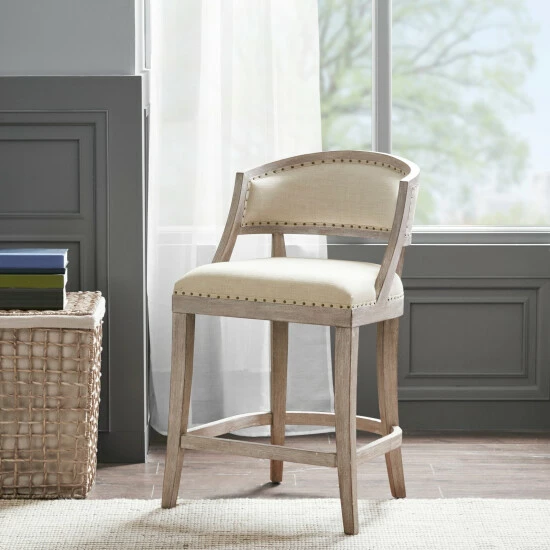 Deals ๐ Madison Park Wheatley Natural Counter Stool - 21"W X 24.5"D X 37.25"H ๐ 3 Deals ๐ Madison Park Wheatley Natural Counter Stool - 21"W X 24.5"D X 37.25"H ๐