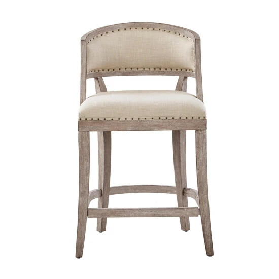 Deals ๐ Madison Park Wheatley Natural Counter Stool - 21"W X 24.5"D X 37.25"H ๐ 4 Deals ๐ Madison Park Wheatley Natural Counter Stool - 21"W X 24.5"D X 37.25"H ๐ - Image 2