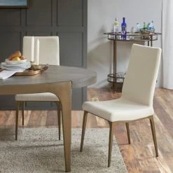Brand new ⭐ Madison Park Callaway Cream Dining Side Chairs (Set Of 2) - 17.5"w X 23.5"d X 38"h 🎁